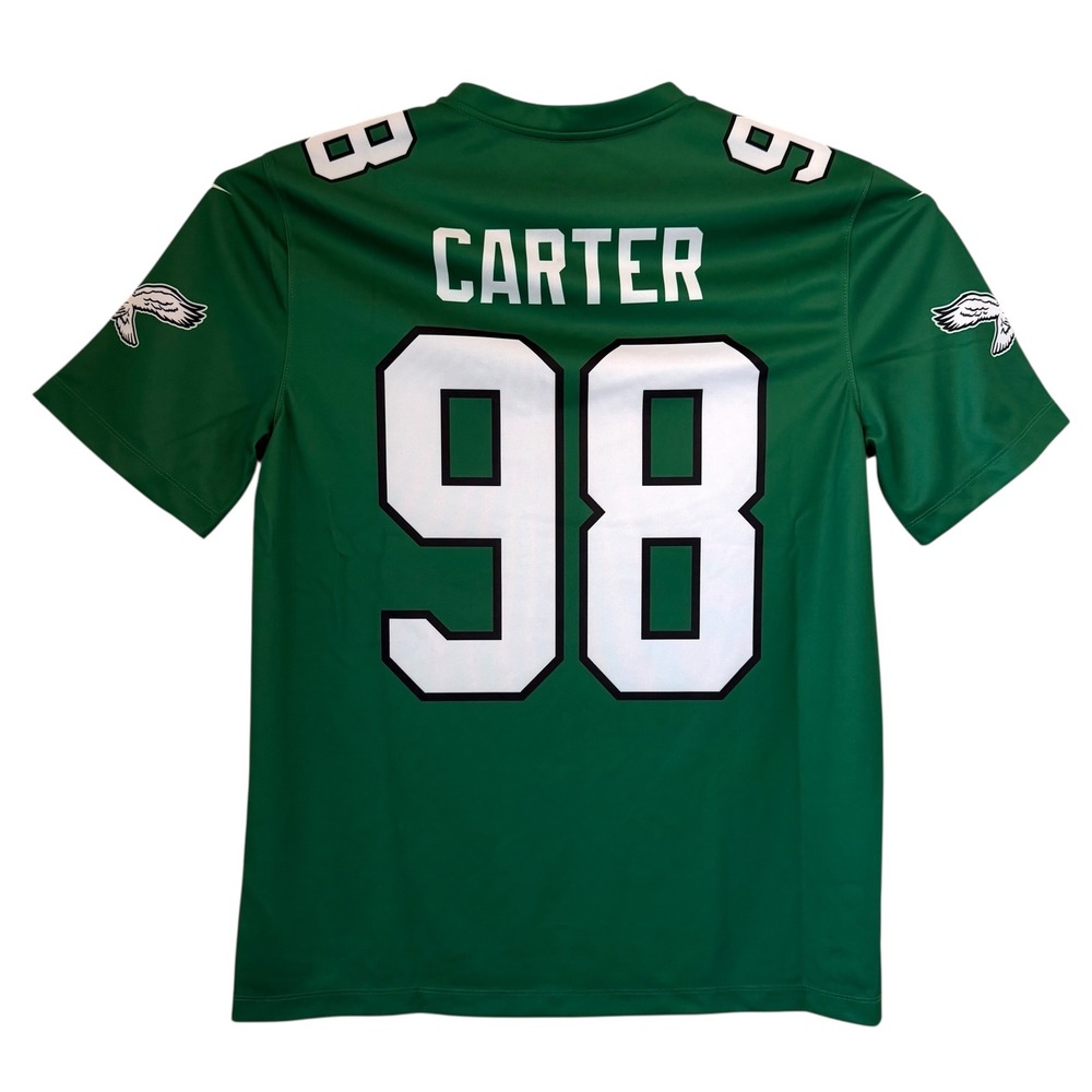 Nike Jalen Carter Philadelphia Eagles Jersey‎ Medium Green NFL 98 NEW 94NM-86F - Picture 8 of 14